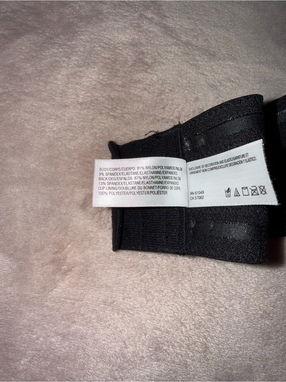 Wacoal strapless bra size 38C
